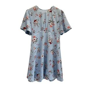 Sz.6-MISSGUIDED-Blue Floral Dress